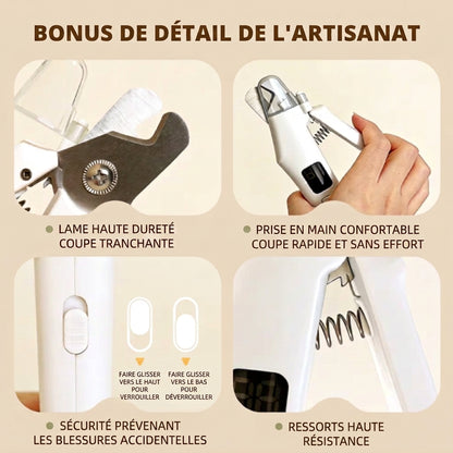 Lame haute dureté, prise en main confortable, coupe rapide et sans effort, loquet de sécurité et ressort haute résistance.
